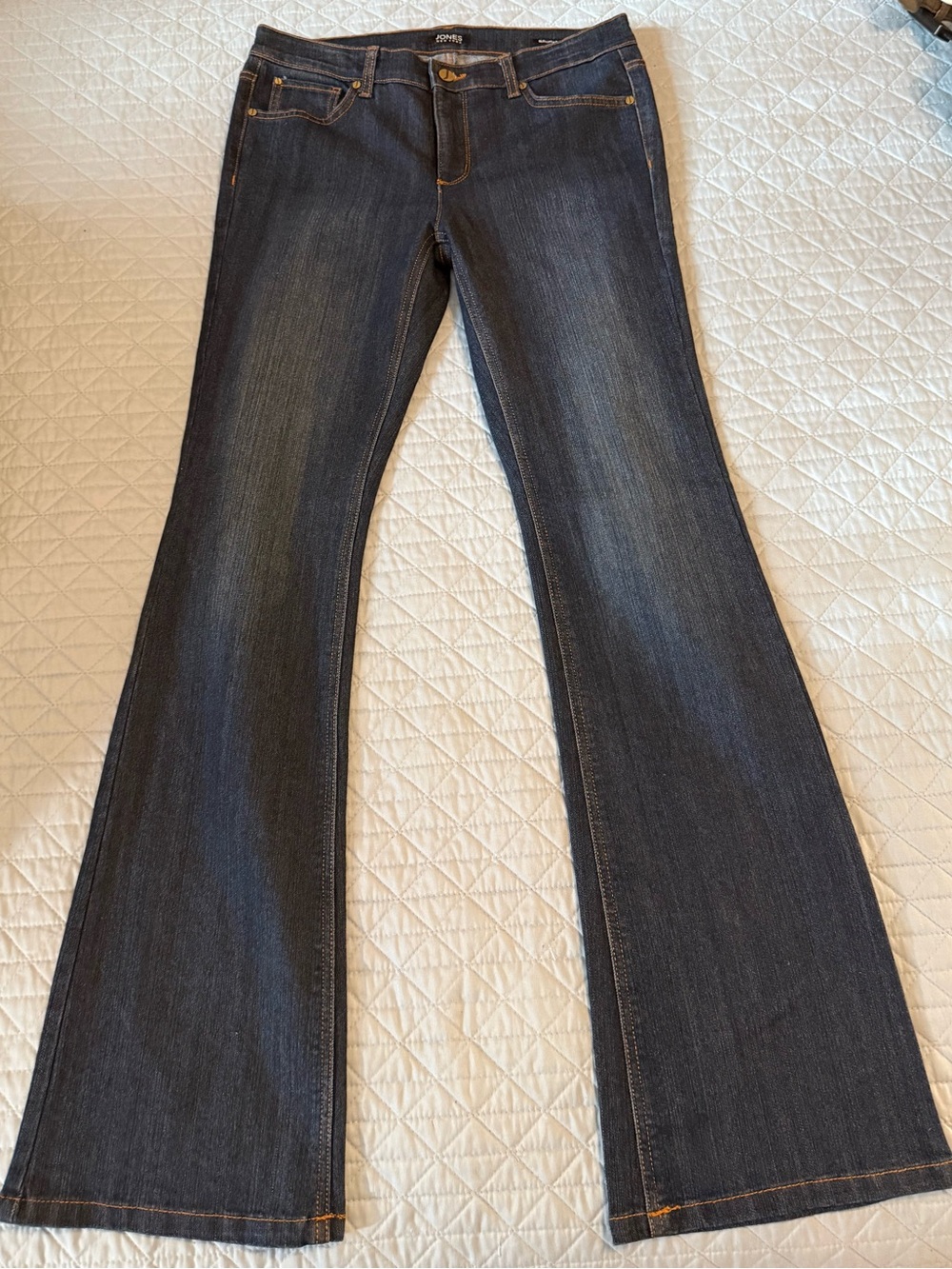 Jones New York Dark Indigo Flare Jeans